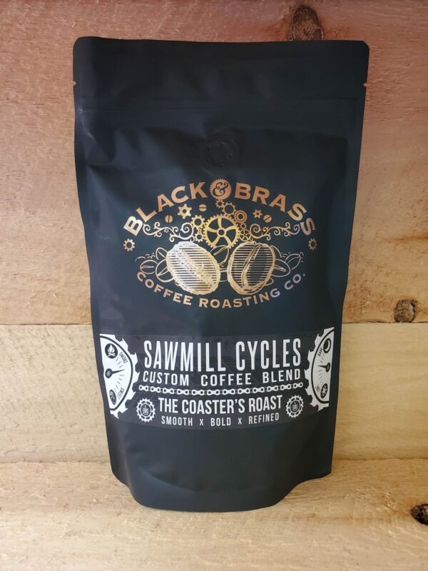 Black and Brass 12oz Coasters Roast Coffee